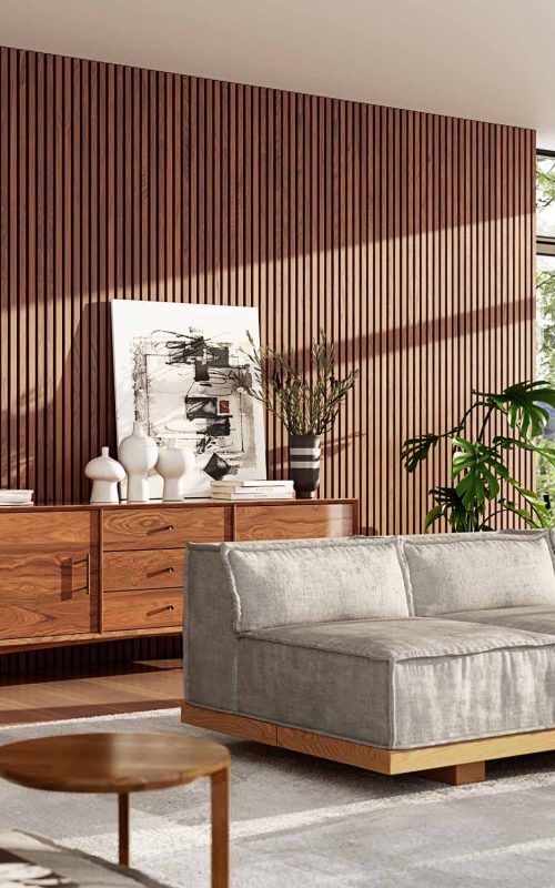 dark wood room